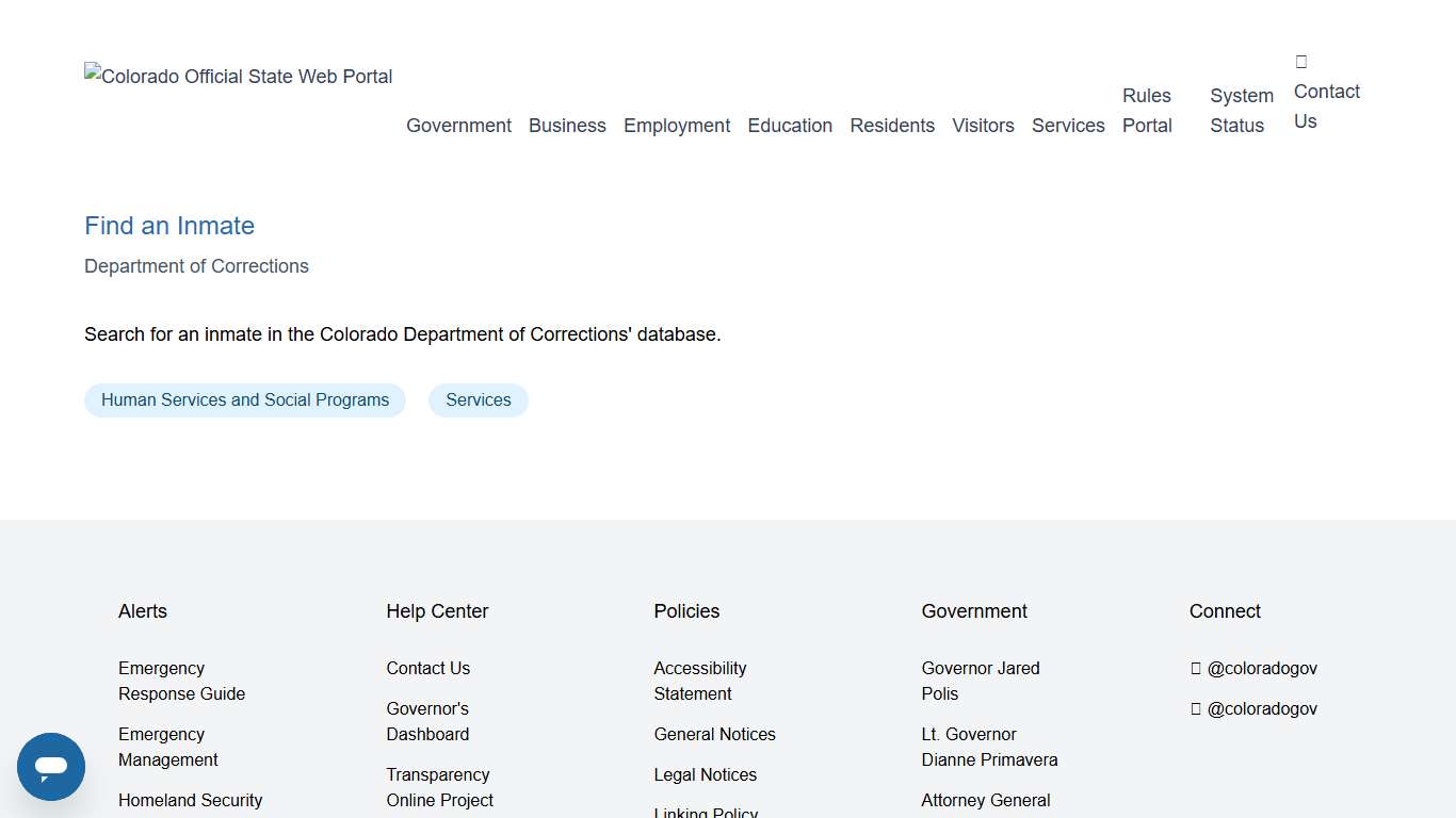 Find an Inmate colorado.gov